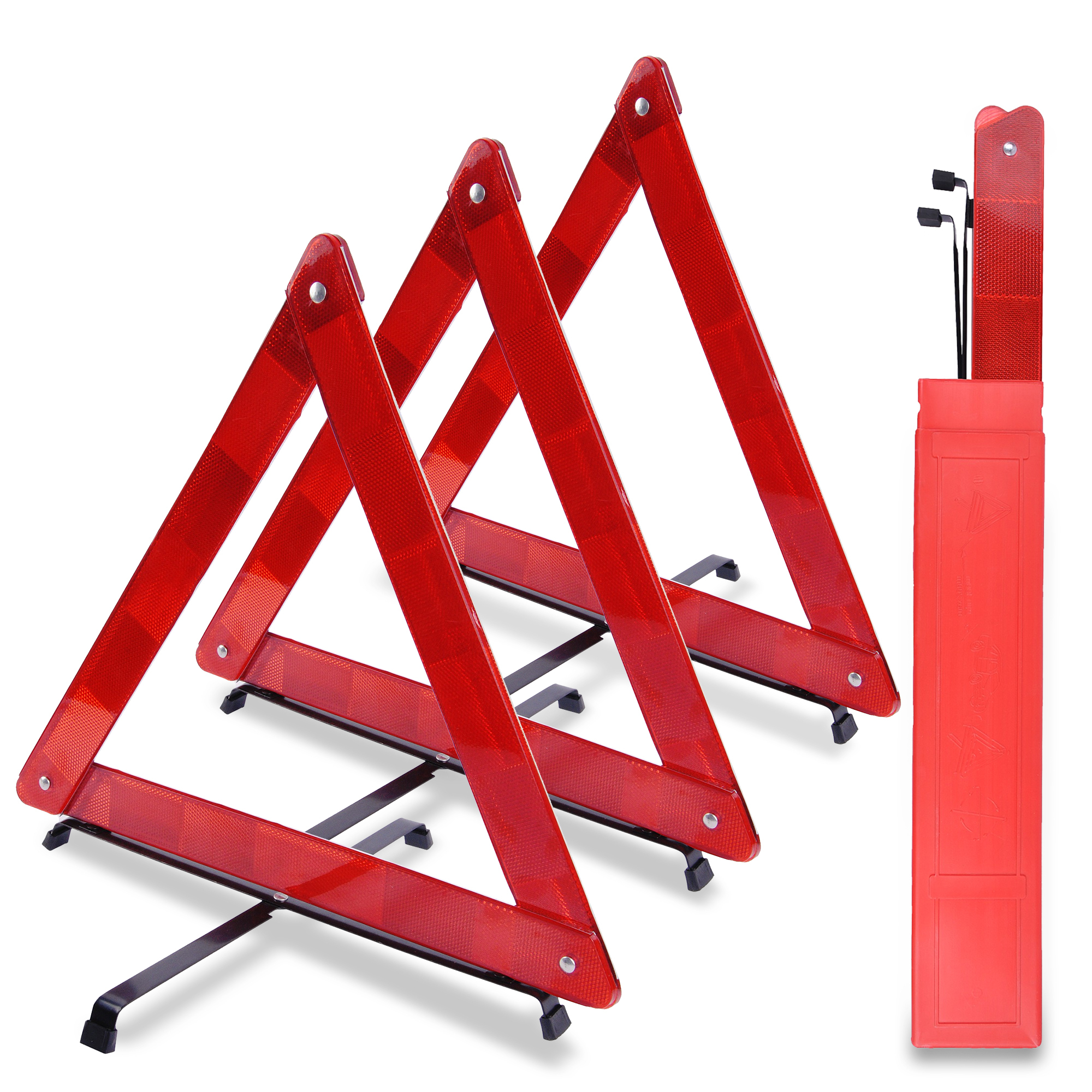 DSV Standard Warning triangles, 3PK, Model# 98005
